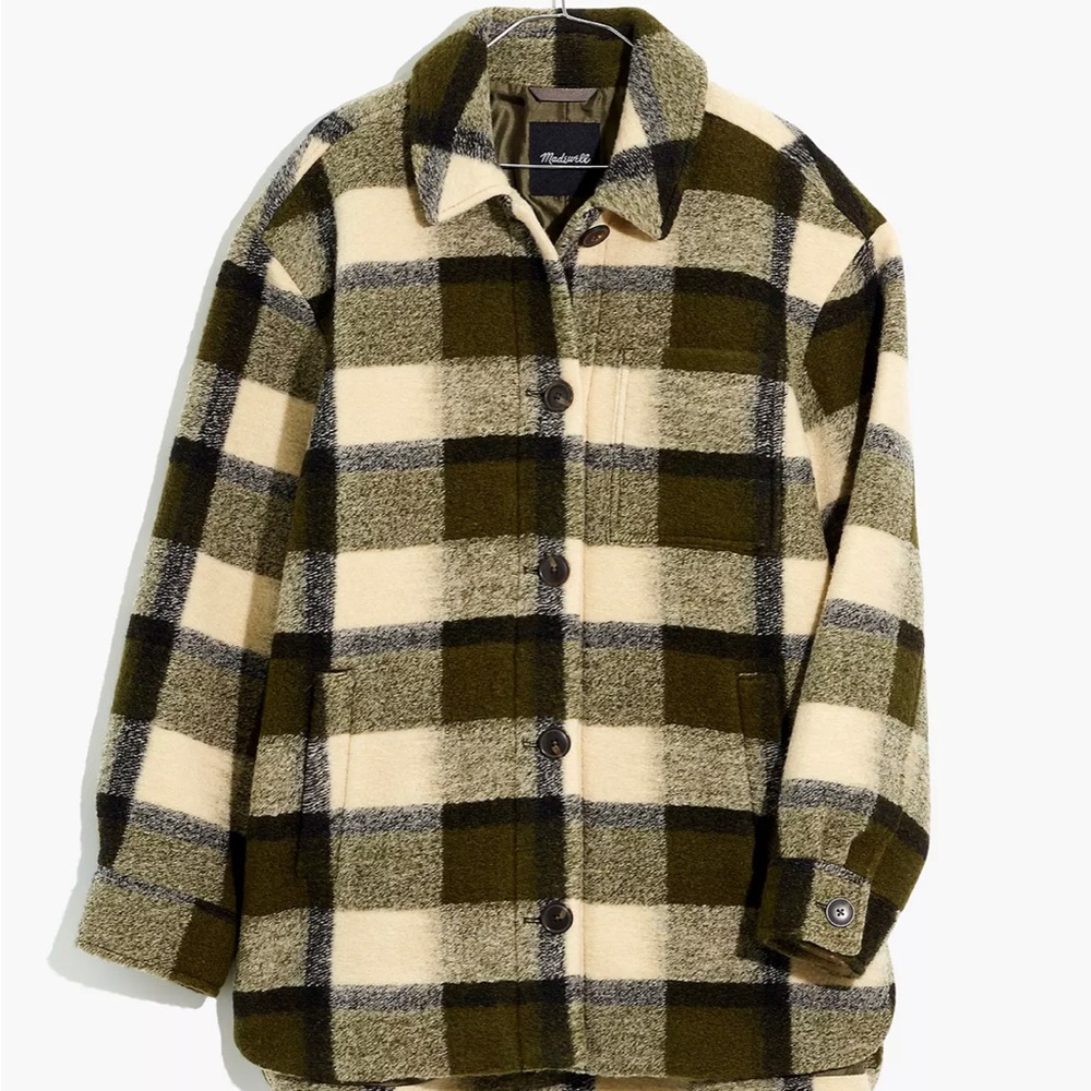 Belrose Shirt-Jacket in Maran Plaid